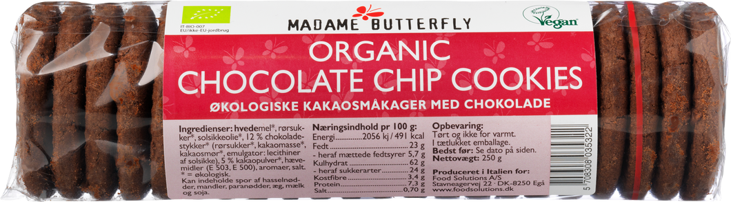 Organic Chocolate Chip Cookies
