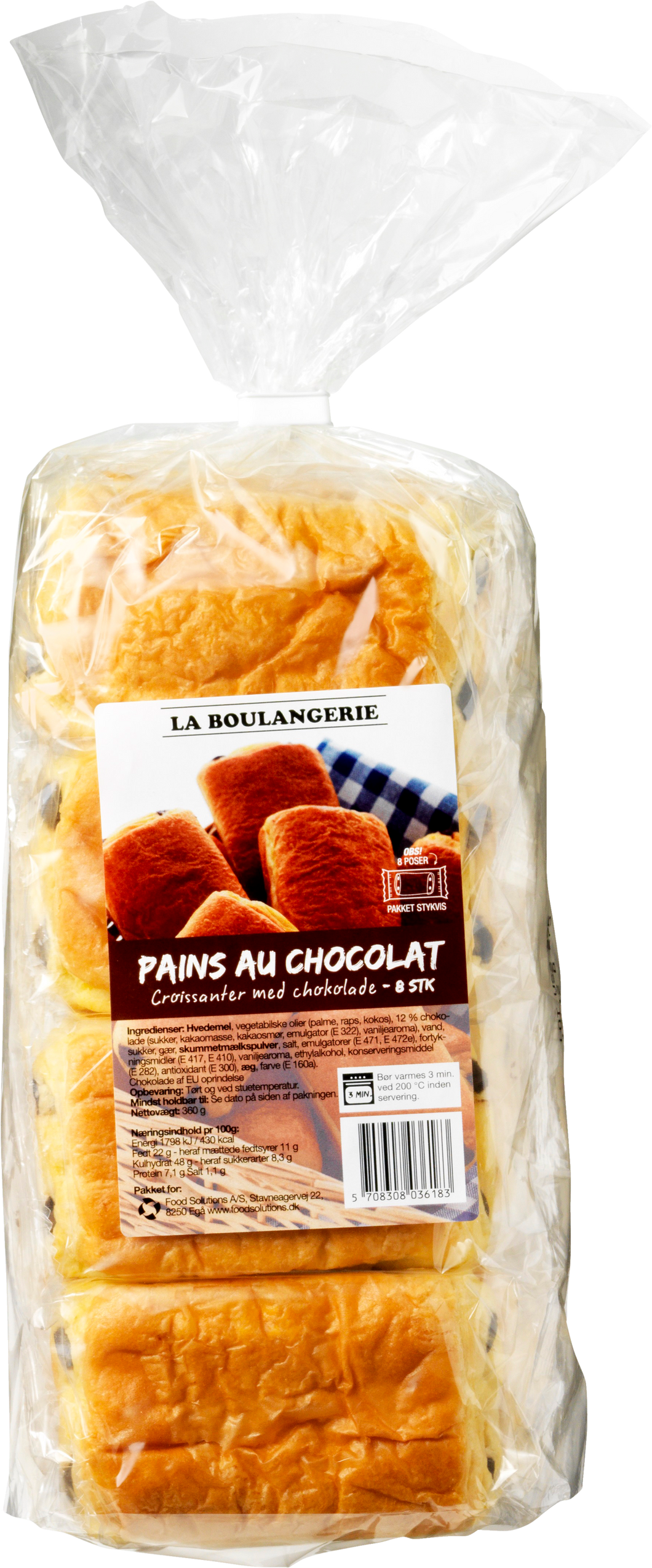 La Boulangerie - Pains au Chocolat - 8 pcs.